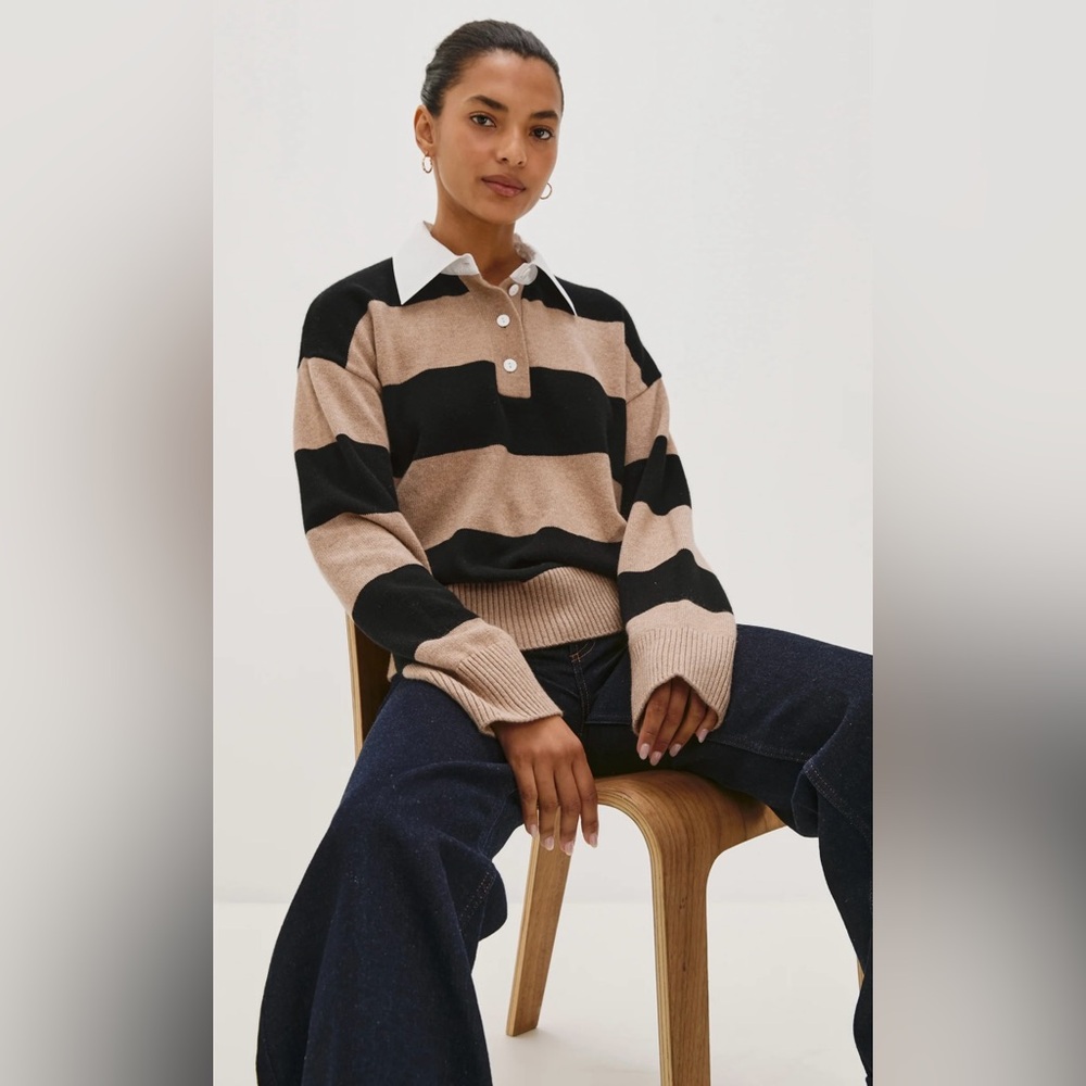 Rails Paxton Sweater in Oatmeal Black